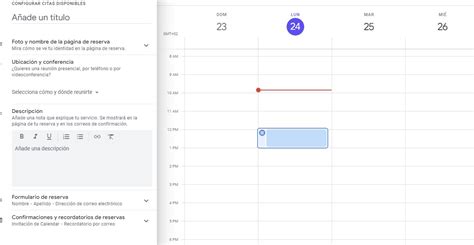 agenda de citas gratis|Programar citas online con Google Calendar